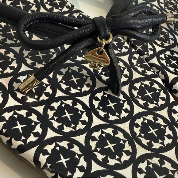 Kate Spade Mystic Bow Leather Thong Sandals 9.5 - Picture 2 of 7